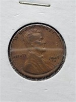 High Grade 1945-D Wheat Penny
