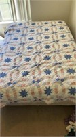 Queen size hand stitched  quilt