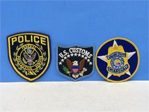 3 USA Uniform Dress Patches to include: US