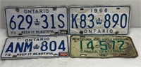 1973 Ontario 629 31S, 1973 Ontario ANM 804, 1968