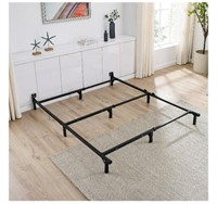 Mainstays 7" Adjustable Metal Bed Frame, Black,