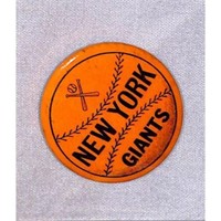 1950's Ny Giants Baseball Button