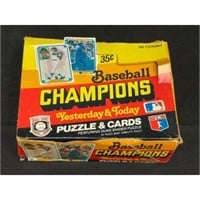 1984 Donruss Baseball Champions Full Wax Box