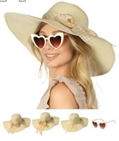 NEW FUNCREDIBLE Wide Brim Sun Hats for Women -