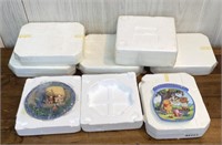 7 Various Winnie the Pooh Collector Plates