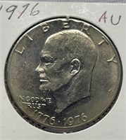 Of) 1976 bicentennial dollar condition AU