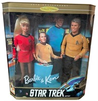 NEW 30th Anniversary Star Trek Barbie Set
