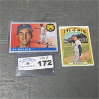 1955 & 1972 Topps Al Kaline Baseball Cards