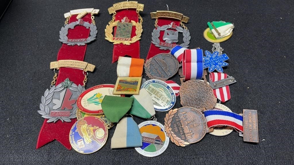 Small Lot Of Volksmarch Medals