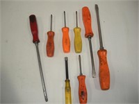 Assorted Snap-On Screwdrivers