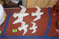 sea gull ceramic wall hangers