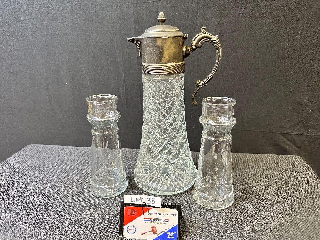 ONLINE AUCTION: GLASSWARE SALE: VINTAGE ITEMS: COKE: S&P: