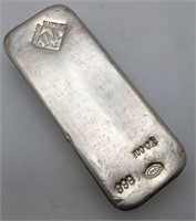 100oz. Fine Silver Bar, Johnson Matthey Bullion