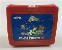 Vintage Thermos Pound Puppies Lunch Box