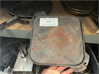 LODGE CAST IRON GRILL/GRIDDLE