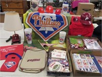 LARGE LOT OF PHILLIES COLLECTIBLES: