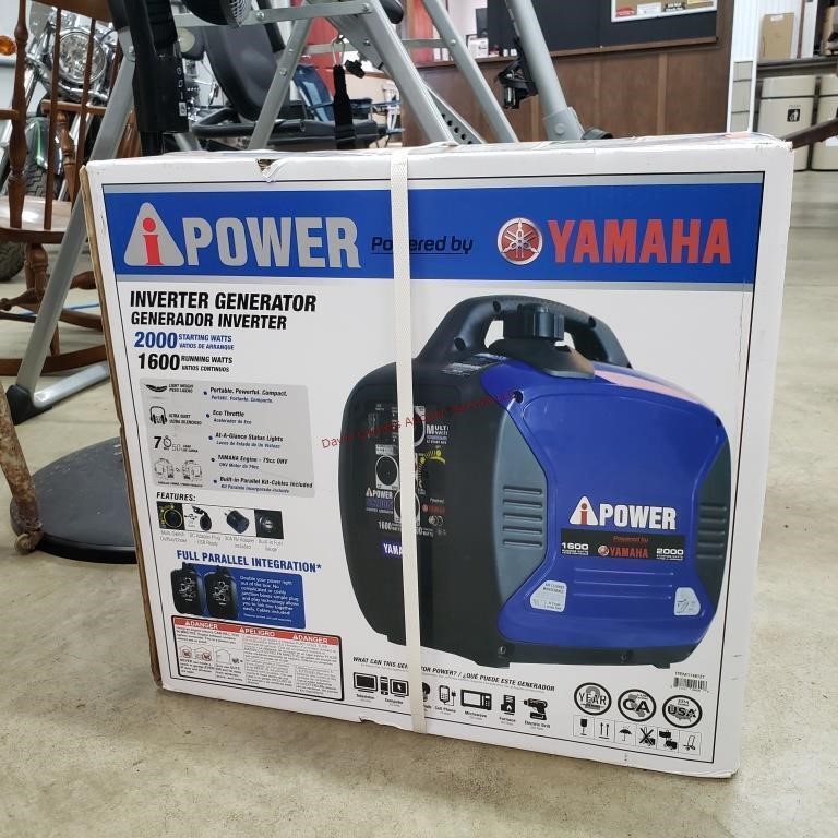 New Yamaha 1600/2000 Watt Generator