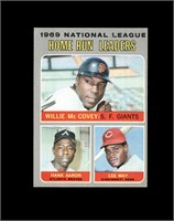 1970 Topps #65 McCovey/Aaron LL EX to EX-MT+