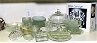 Pressed Glass Serving Items