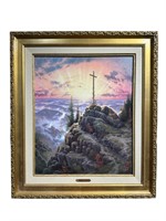 Thomas Kinkade "Sunrise" Art on Canvas