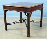 Chinese Chippendale Style Mahogany Table