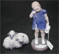 Bing & Grondahl Girl with Spilt Milk Figure