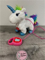 Cute electronic walking talking unicorn