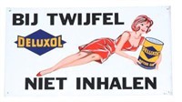 Tin Deluxol (Sunoco Europe) Sign