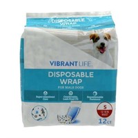 (Set of 2) Vibrant Life Disposable Male Wraps for