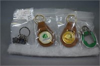 (3) Girl Scout Keychains