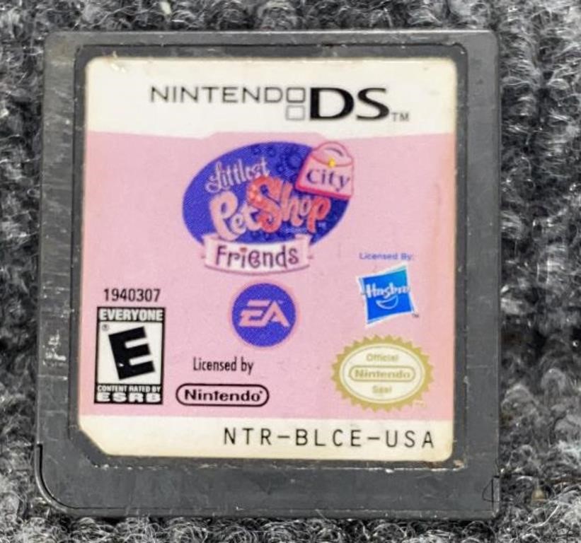 Nintendo DS Pet Shop Video Game Cartridge