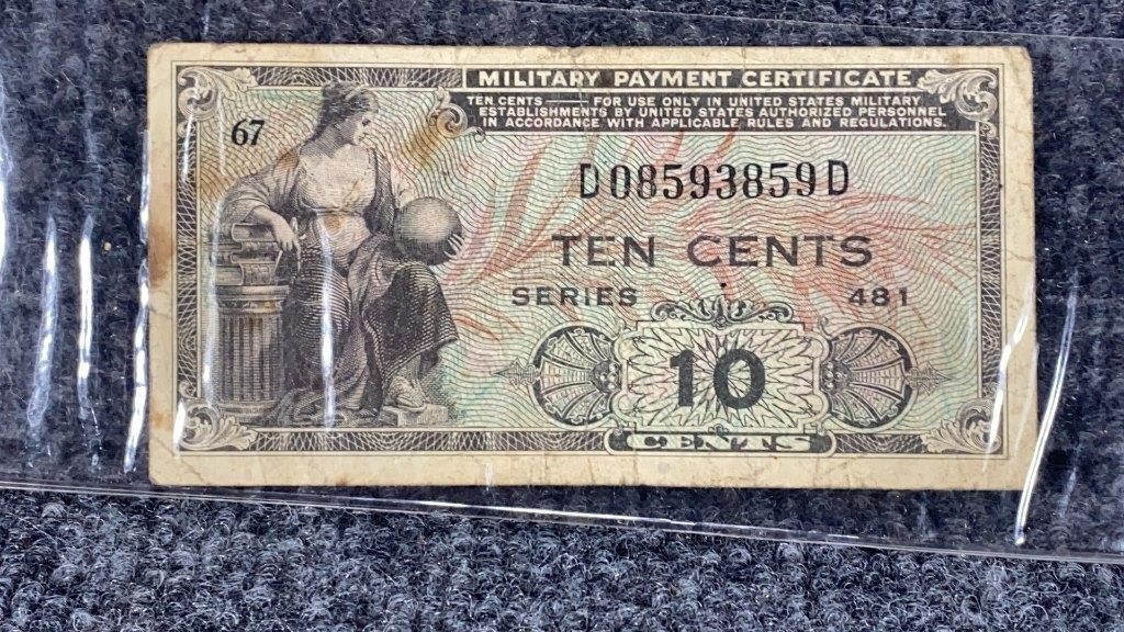 1951 US Military Currency