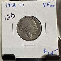 1913 TYPE I BUFFALO NICKEL