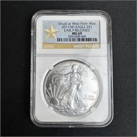 2011-W American Silver Eagle - MS 69