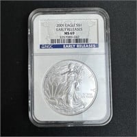 2009 American Silver Eagle Early Release - MS 69