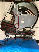 "New England Patriots" Helmet Neon Sign