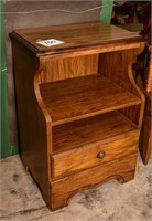 Side table w/ one drawer 18" w x 26" t x 14" d