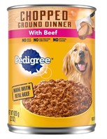 PEDIGREE CHOPPED GROUND DINNER Adult Canned Soft W