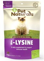 Pet Naturals Lysine for Cats, Chicken Flavor, 60 C