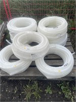 7 rolls of 7/8 ID poly hose unused