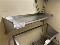 S/S WALL SHELF - 12 X 36