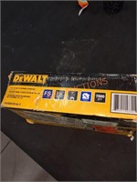 Box of DeWalt 15.5GA flooring staples