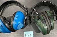 L - 2 PAIR EAR PROTECTION EAR MUFFS (L71)