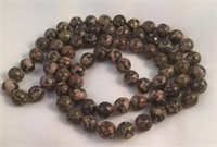 Polished Jasper Stone Bead Necklace