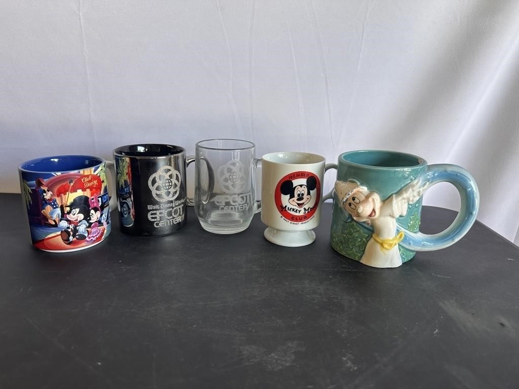 5 Disney Mugs