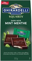 GHIRARDELLI Mint Dark Chocolate Squares, 151 G