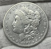 1901-O Morgan Silver Dollar F