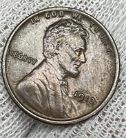 1913 Lincoln Cent AU