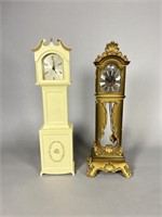 (2) Novelty Grandfather Clocks
