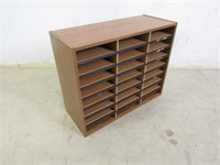 Wooden Organizer with Slots